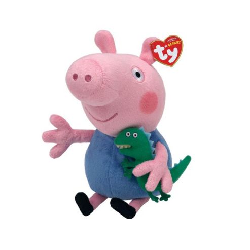 Image of Ty George (peppa Pig) Beanie 6"