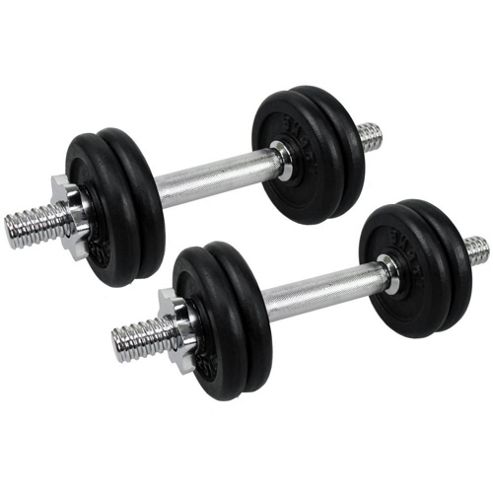 Image of Confidence Pro 15kg/33lbs Dumbbell Weights Set