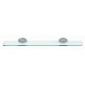 Sabichi Atlantis Chrome and Satin Glass Shelf