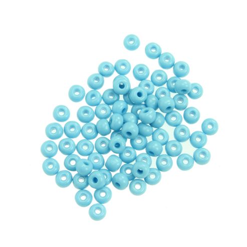 Image of Czech Seed Bead 4/0 Op Light Blue