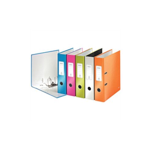 Image of Leitz Wow Lever Arch File A4 80mm Assorted Pack Of 10 10050099