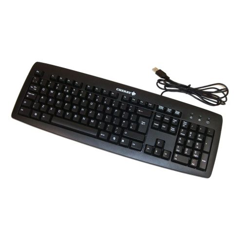 Image of Cherry J82-16000 Standard Ps/2 Pc Wired Keyboard (black)