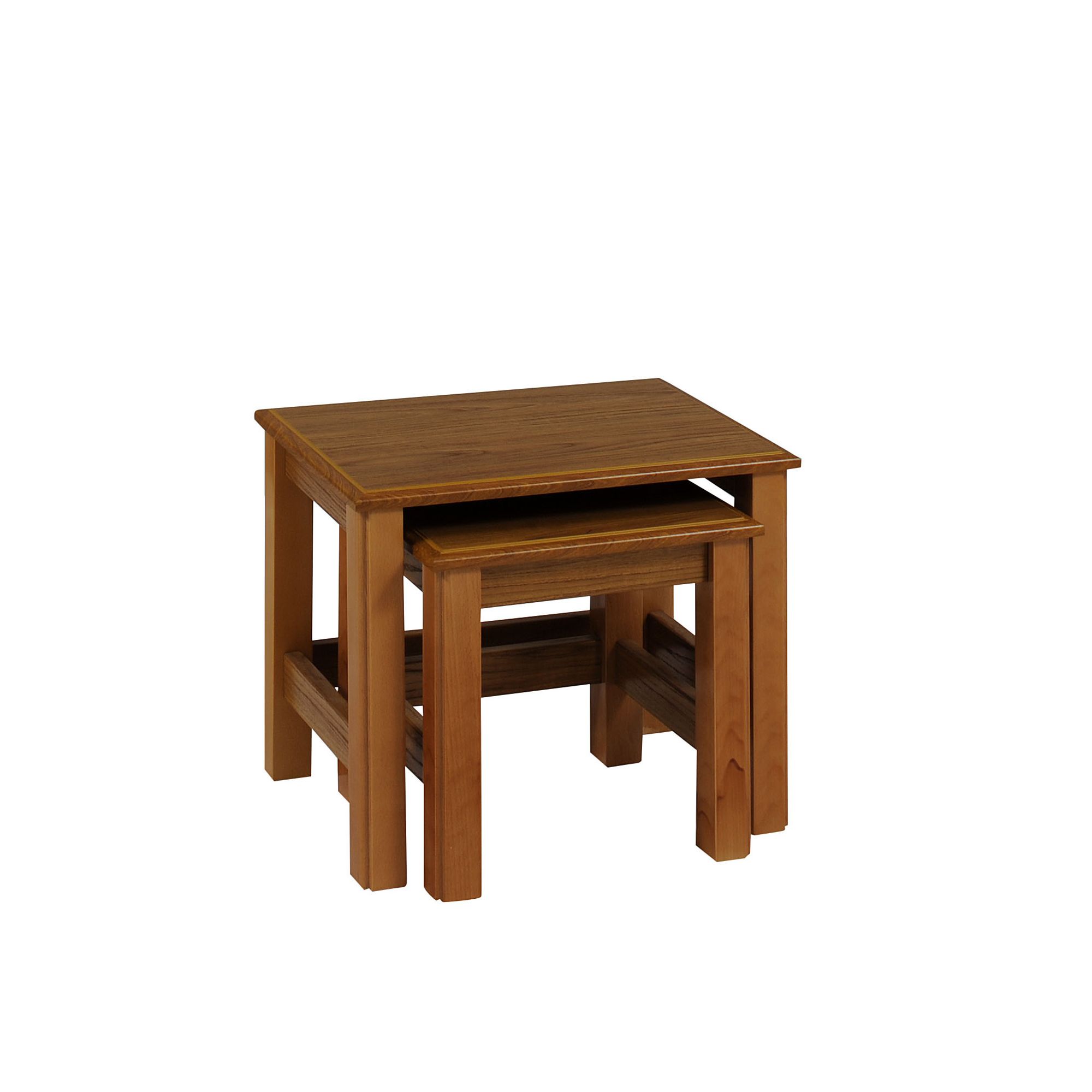 Caxton Tennyson Nest of Two Tables in Teak at Tesco Direct