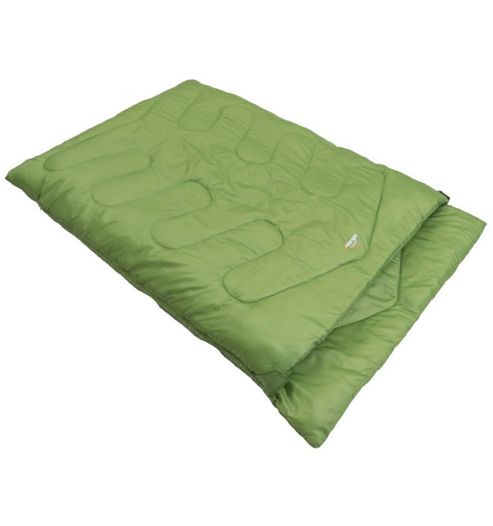 Image of Vango Tranquility Double Sleeping Bag 2 Season Green