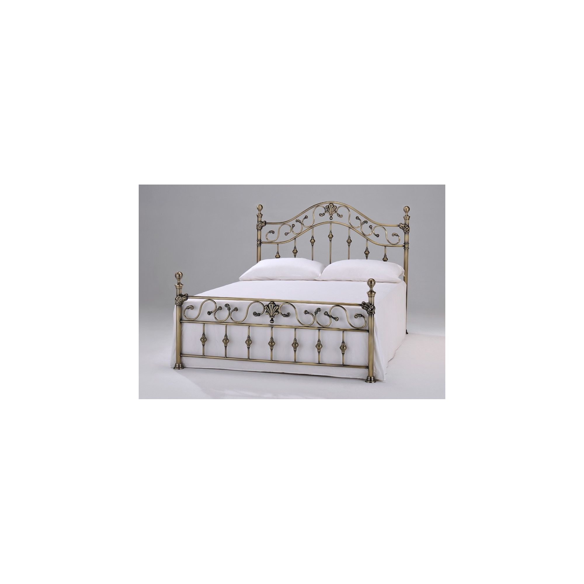 Interiors 2 suit Elizabeth Brass Bed - King - Crystal at Tesco Direct