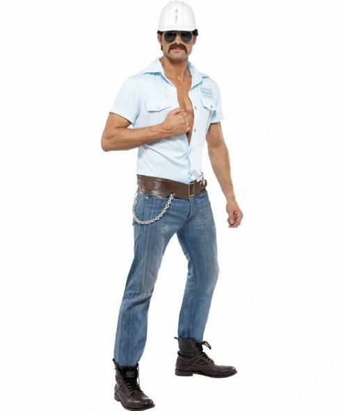 Image of Village People Construction Worker Costume