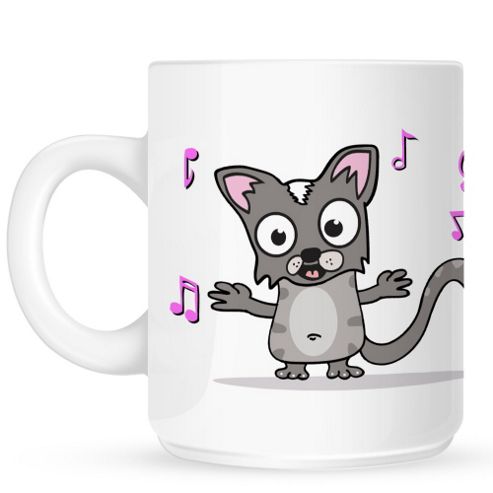 Image of Keep Calm And Sing Soft Kitty 10oz Ceramic Mug