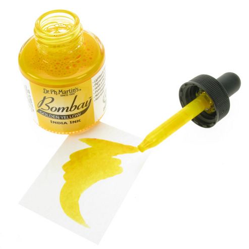 Image of Dr. Ph. Martin's Bombay Ink - Golden Yellow