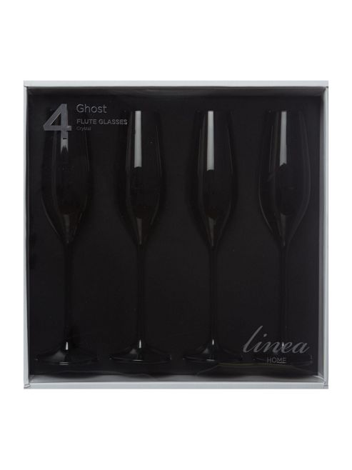 Image of Ghost Black Flute Glass S/4