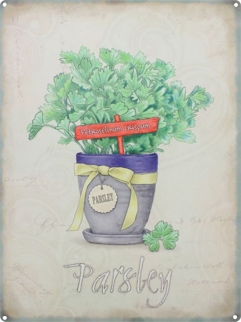 Image of Parsley Tin Sign