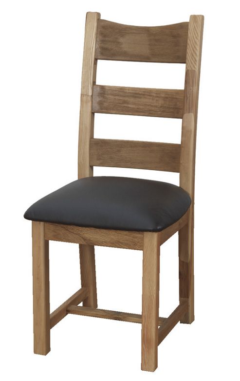 Image of Furniture Link Danube Chair In Weathered Oak