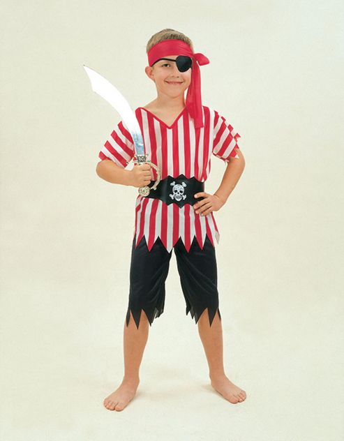 Image of Pirate Boy - Child Costume 9-10 Years