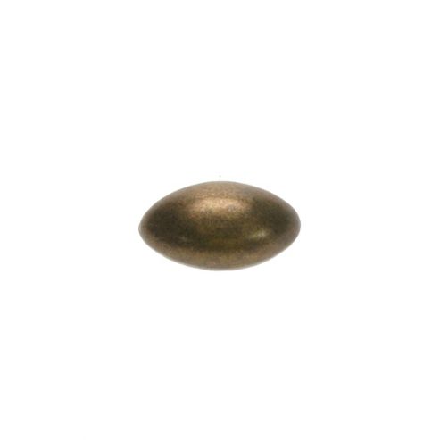 Image of Dill Buttons 25mm Domed Oval Gold