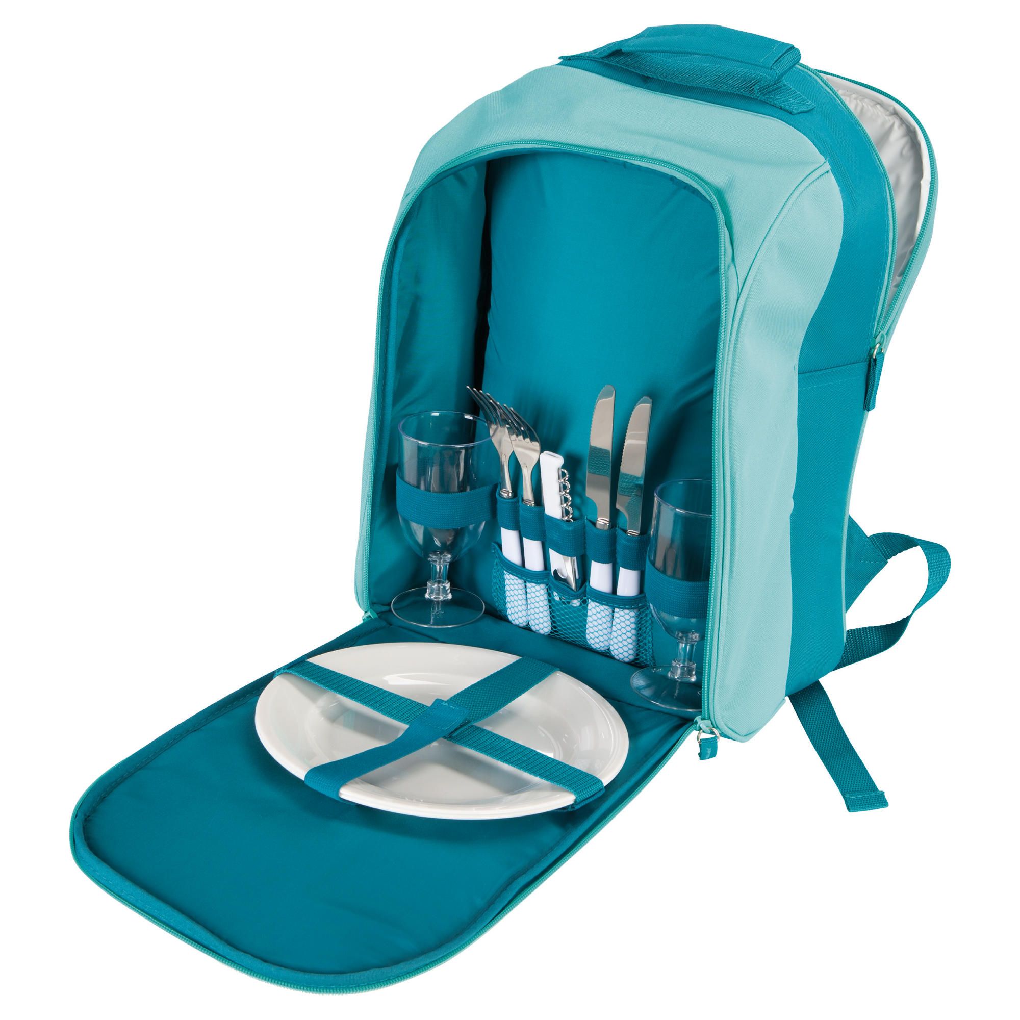 2 Person Picnic Basket Backpack Set Gables and Gardens