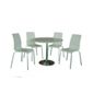 Home Zone Hoxton Five Piece Dining Set - White