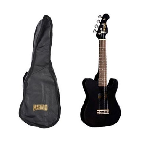 Image of Mahalo Telecaster Acoustic Ukulele - Black
