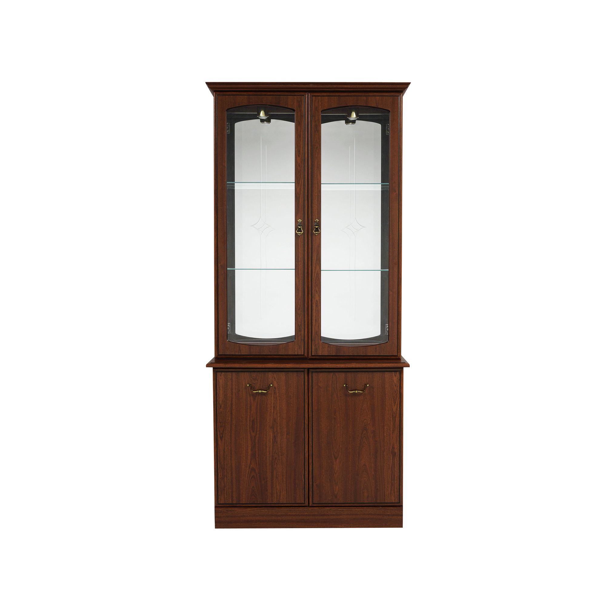 Caxton Byron 91 cm Display Cabinet in Mahogany at Tesco Direct