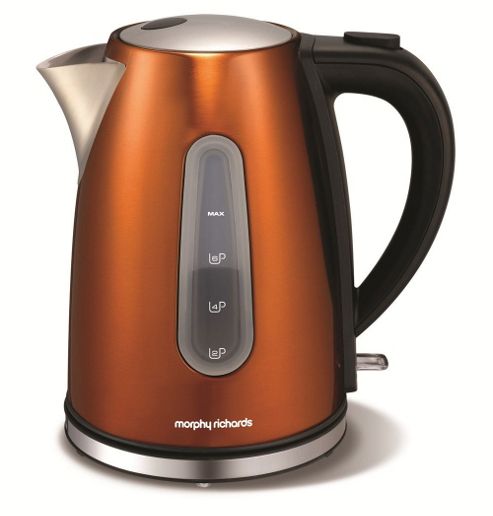 Image of Morphy Richards 102601 Accents Copper Jug Kettle - 1.7l