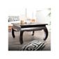 Tikamoon Opium Aka Mahogany Coffee Table - 45cm H x 80cm W x 80cm D