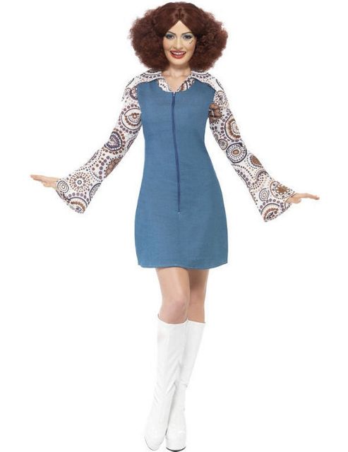 Image of 70s Dancer Girl Costume Small