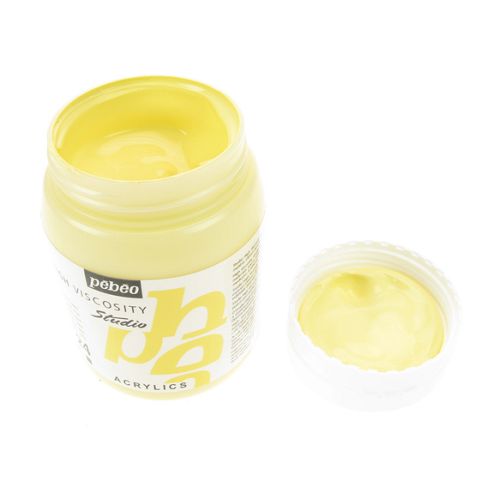 Image of Pebeo Studio Acrylic 500ml - Naples Yellow Imit