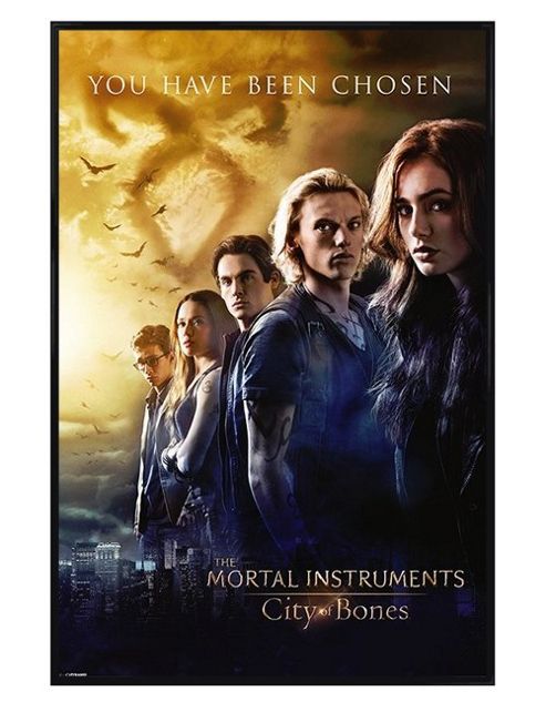 Image of Gloss Black Framed The Mortal Instruments City Of Bones You Have Been Chosen Poster