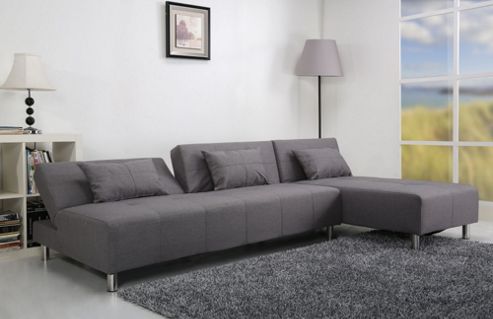 Image of Leader Lifestyle Maison Sofa Bed - Pearl Grey Fabric