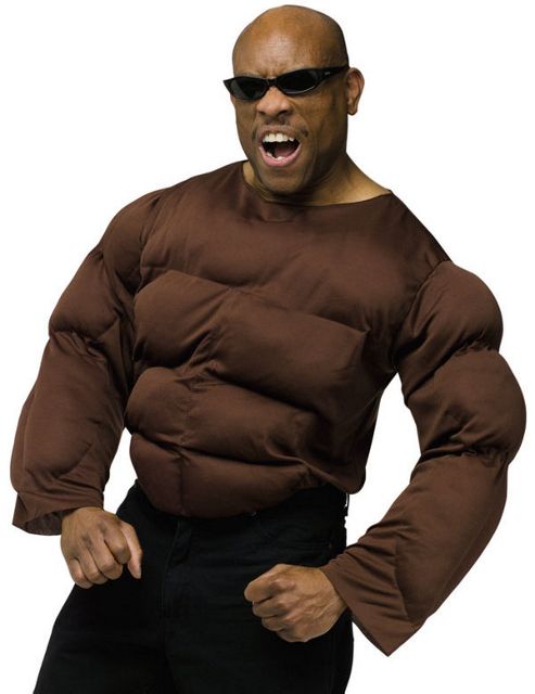 Image of Brown Muscle Shirt