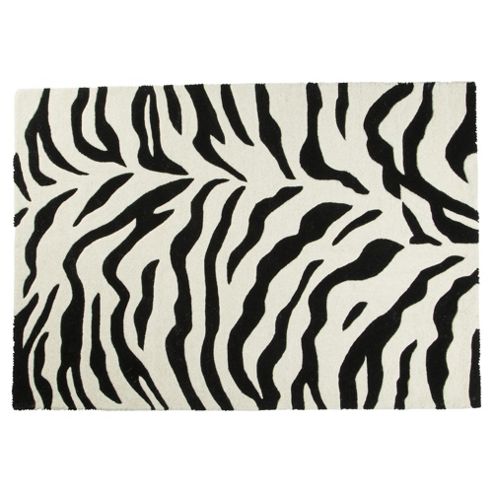 Image of Zanizibar Rug 120 X 170cm, Black/white