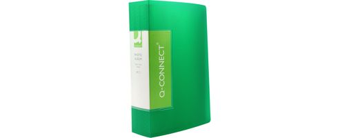Image of Q-connect Photo Album 80 Pockets Green Kf02767