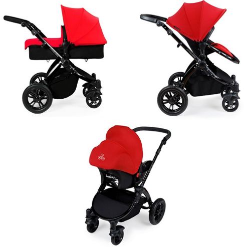 Image of Ickle Bubba Stomp V2 3 In 1 - Red (black Chassis)