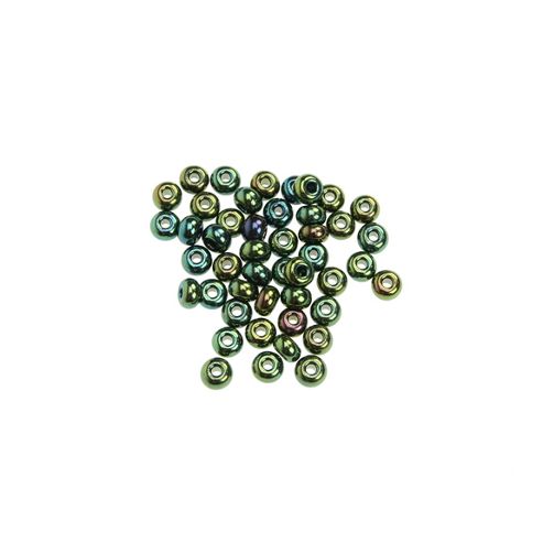 Image of Czech Seed Bead 2/0 Op Green Iris