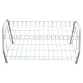 Tesco 2 Tier shoe rack White