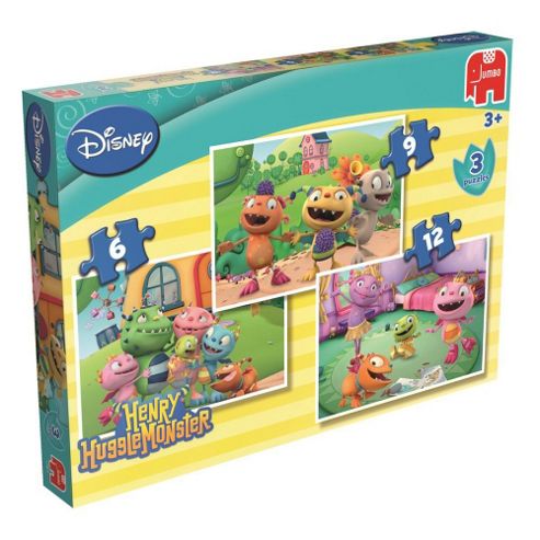 Image of Disney Henry Hugglemonster Trio Jigsaw Puzzles