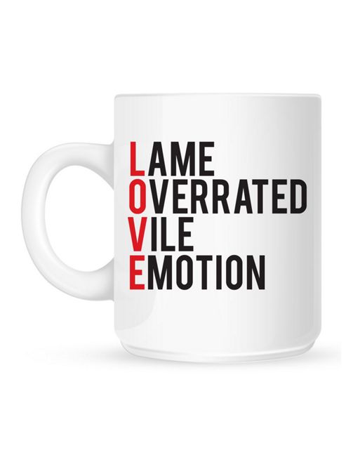Image of Lame Overrated Vile Emotion 10oz Ceramic Mug