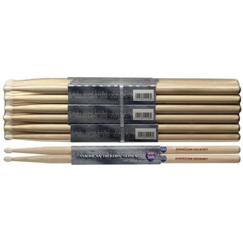Image of Pair Of Hickory Sticks/5an - Nylon Tip