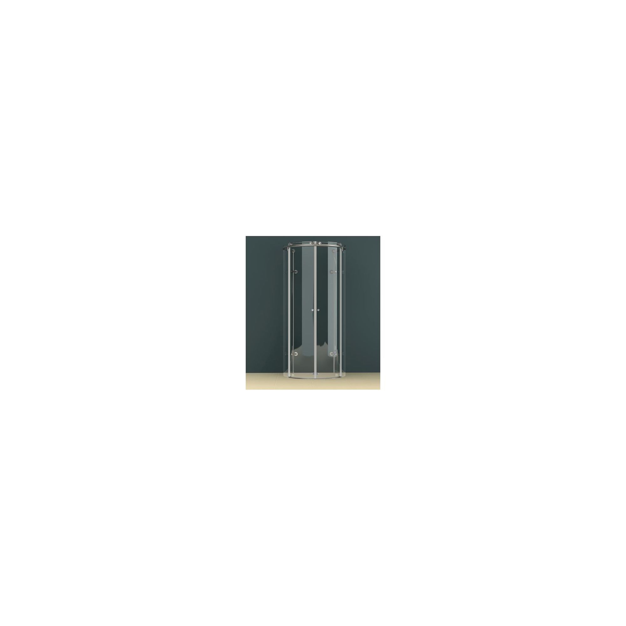 Vessini K Series D-Shape Wet Room Shower Door, 1000mm Wide, excluding Tray, 10mm Glass at Tesco Direct