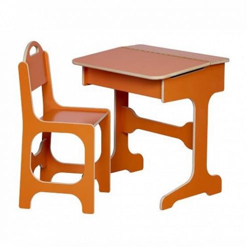 Image of Saplings Desk & Chair (mandarin)