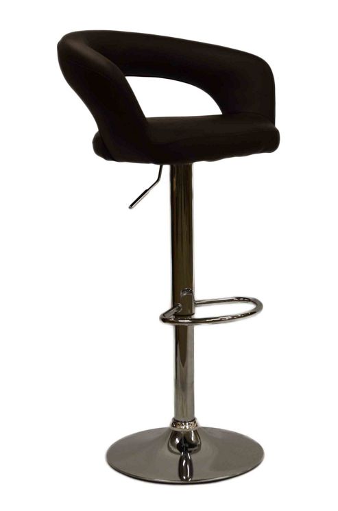 Image of Mars Brown Faux Leather Bar Stool