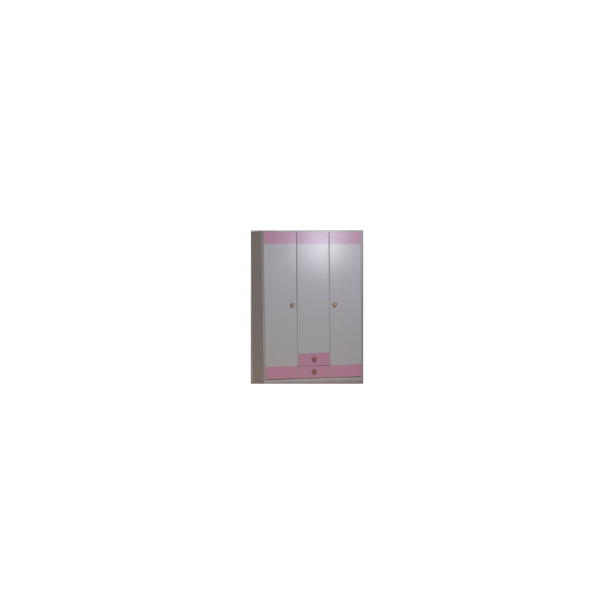 Ecos Furniture Princess 3 Door Wardrobe at Tesco Direct