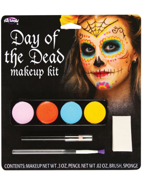 Image of Day Of The Dead Make-up Kit Female