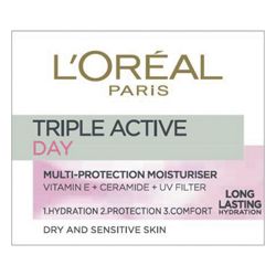 L'Oreal Paris Dermo Exp Triple Active Day Cream D/Sens 50ml