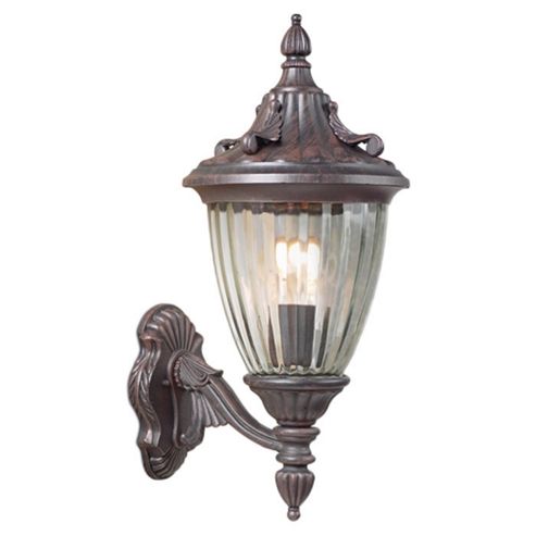 Image of Leds-c4 Galatea Outdoor Wall Light In Brown