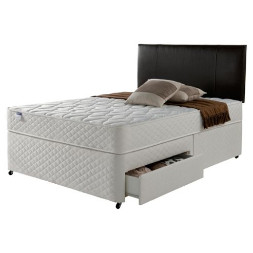 Image of Silentnight Miracoil Comfort Micro Quilt 4 Drawer Divan, Double - King (5ft)