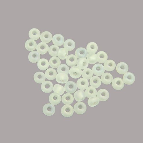 Image of Czech Seed Bead 2/0 Tr Crystal Ab Matt