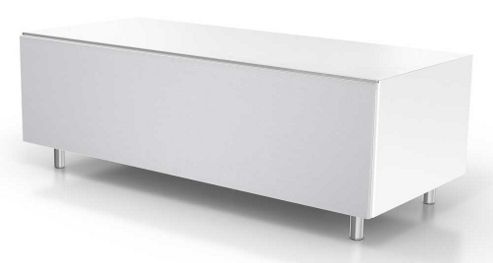 Image of Just Racks Jrl1101s White Tv Stand