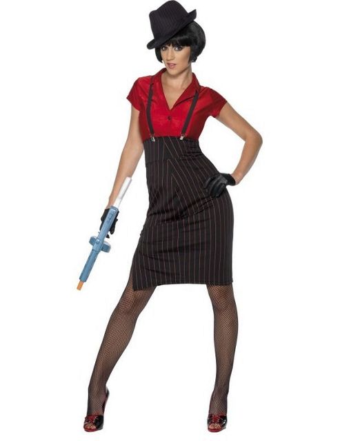 Image of Adult 20s Gangster Costume Large