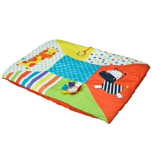 Image of Red Kite Travel Cot Playmat (baby Zoo)