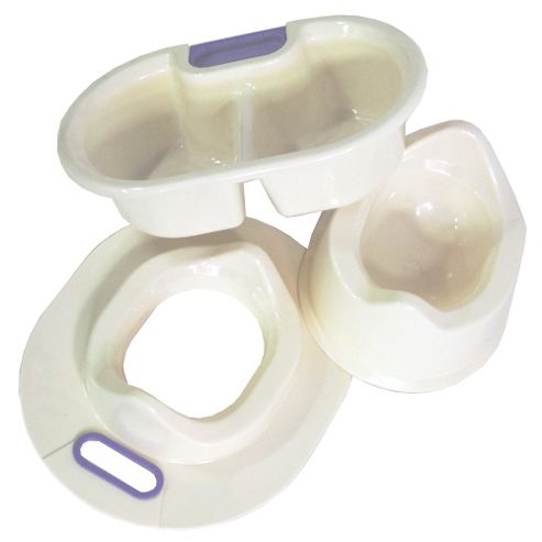Image of Baby - Toilet Training + Wash Set - Ivory / Lilac