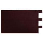 Tesco Everyday Value Tab Top Unlined Curtain 46X72 Chocolate